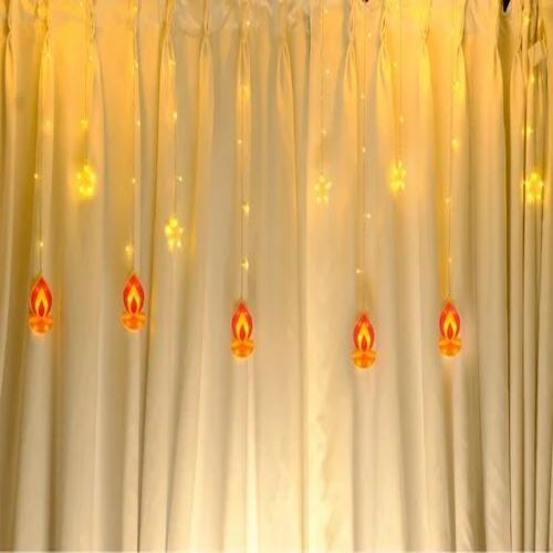 Decorative Red Diya Shape Led Light