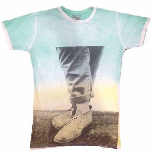 Men Printed Cotton T Shirt