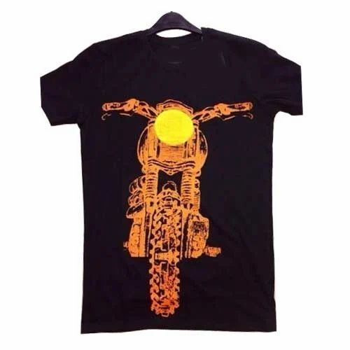 Men Round Neck Printed T Shirt