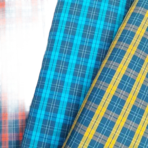 Multicolor Check Cotton Shirt Fabrics