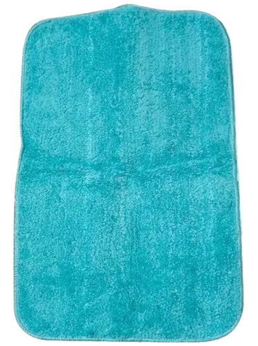 Sky Blue Cotton Kitchen Mat