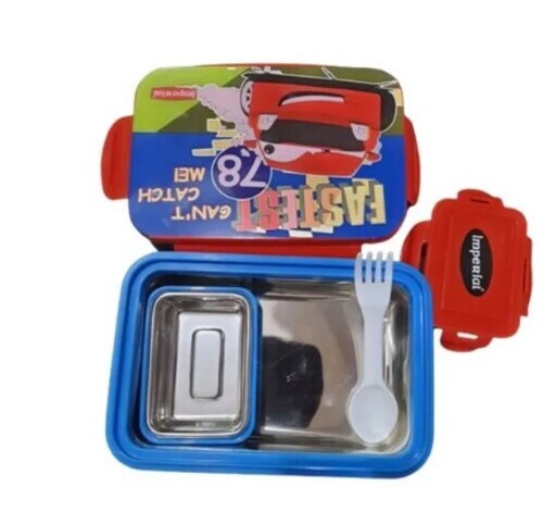 Ss And Plastic Insulated Lunch Box