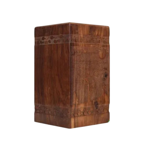 Wooden Carved Cremation Urn