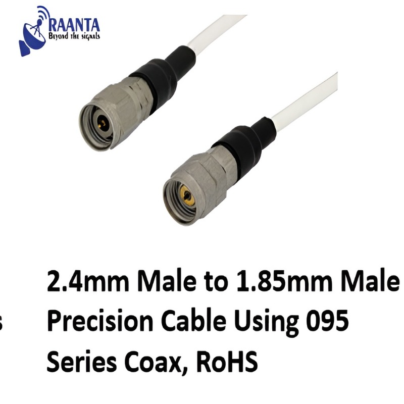 2.4mm Male to 1.85mm Male Precision Cable Using 095 Series Coax RoHS