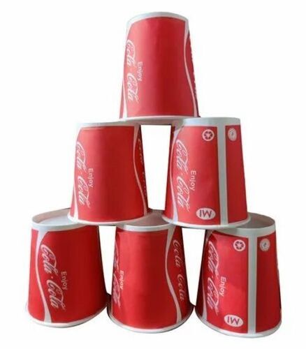 200ml Red Printed Paper Disposable Cups