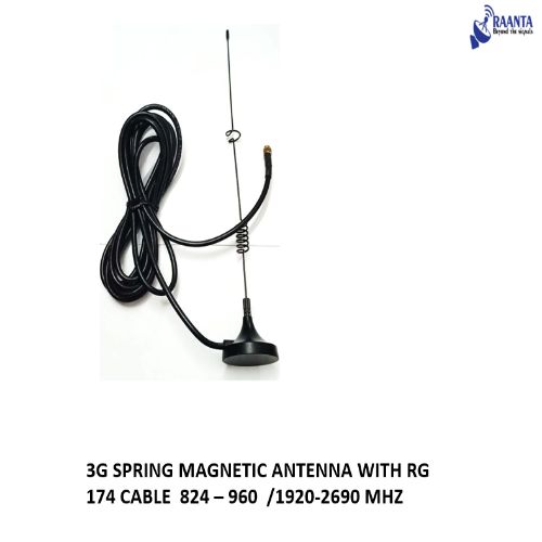 3G Spring Magnetic Antenna With Rg 174 Cable