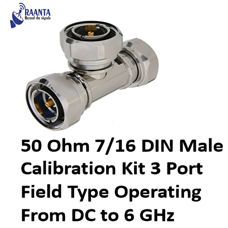 50 Ohm 7/16 Din Male Calibration Kit 3 Port Field Type Operating From Dc To 6 Ghz