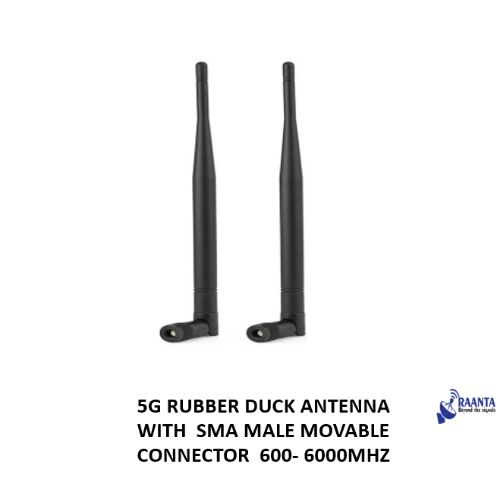 5g Rubber Duck Antenna With Sma Male Movable Connector