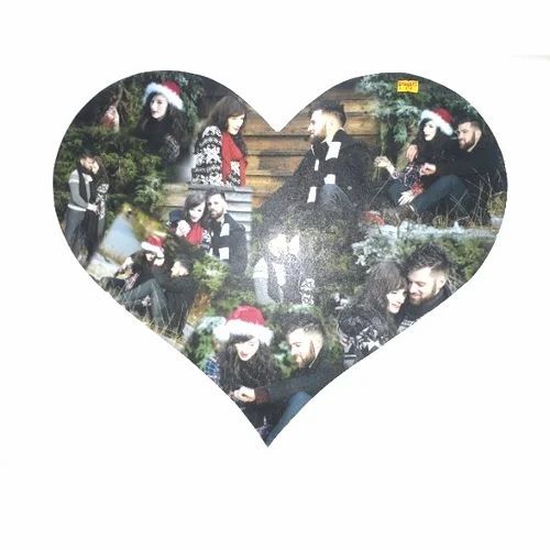 Acrylic Heart Shaped Photo Frame