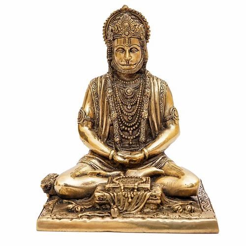 Brass Antique Hanuman Statue