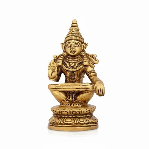 Brass Ayyappa Swamy Murugan Statue