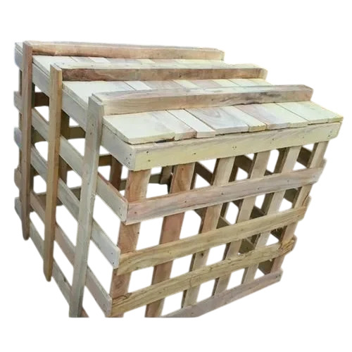 Brown Wooden Crate Box