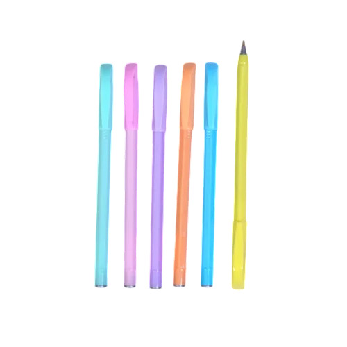 Colorful 1.0 Mm Plastic Ball Pen