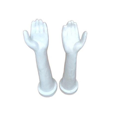 FRP White Hand Statue
