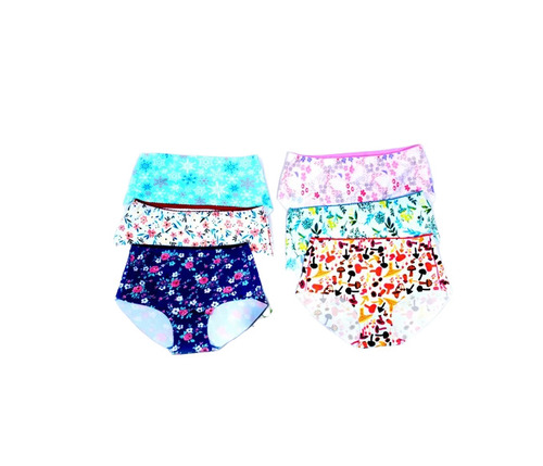 Ladies Comfort Panties - Cotton, Sizes 28-42, Various Colors | Elegant Design, No Skin Marks, Printed Pattern, Fancy Style