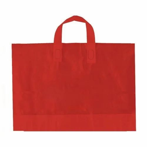 Red Color Non Woven Loop Handle Bag