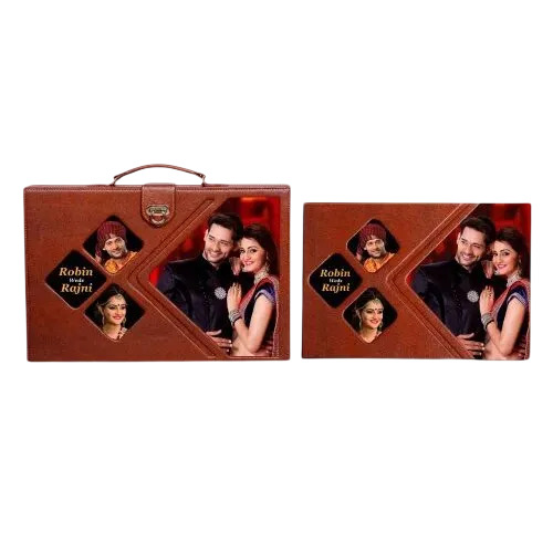 Star Atechi Wedding Photo Album - Color: Brown