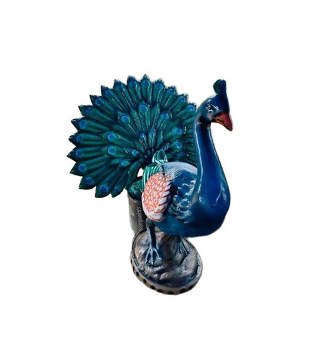 Table Top FRP Peacock Statue