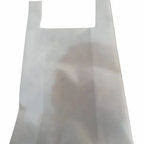 White Non Woven U Cut Bag