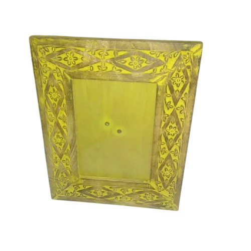 Yellow Wooden Photo Frames