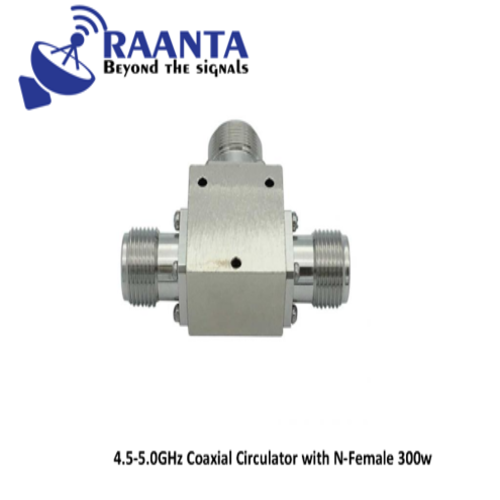 4.5-5.0GHz Coaxial Circulator with N-Female 300w