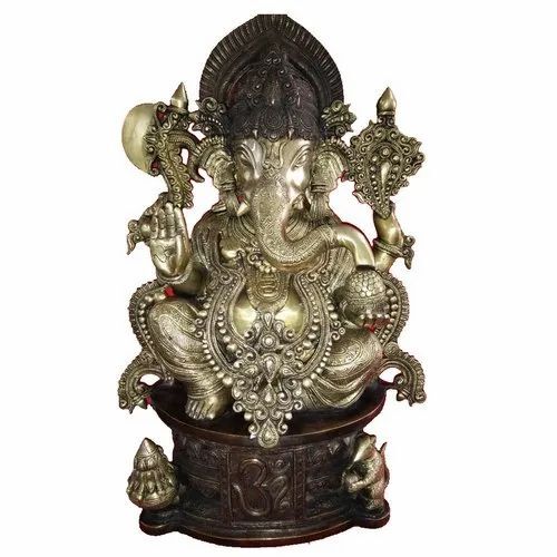 Brass Ganesha Statue