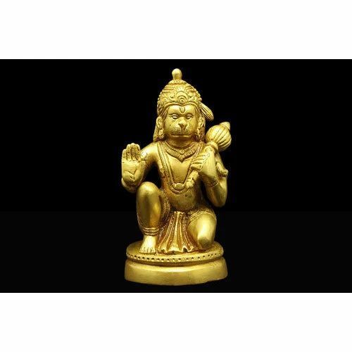 Brass God Hanuman Statue