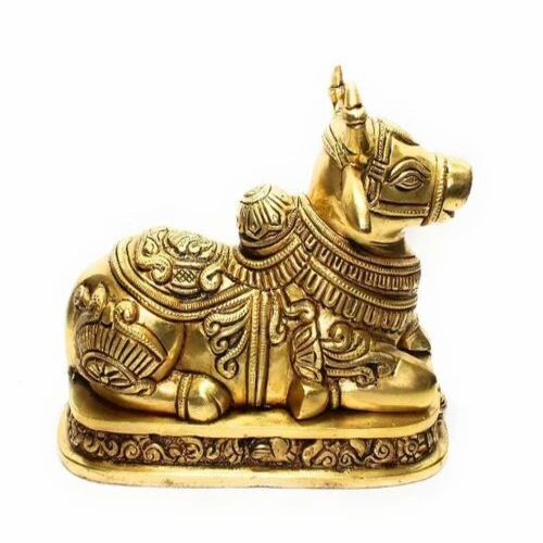 Brass Nandi Statue