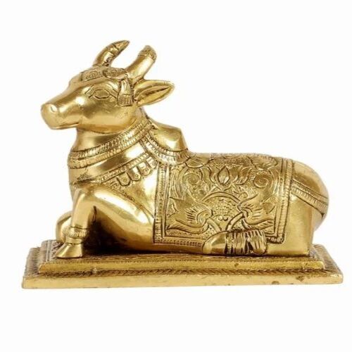 Brass Nandi Statue