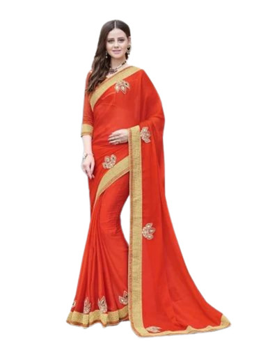 Butta Work Fancy Chiffon Saree