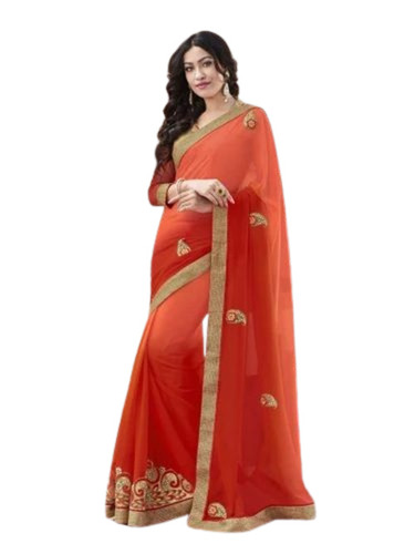 Color Shaded Chiffon Saree