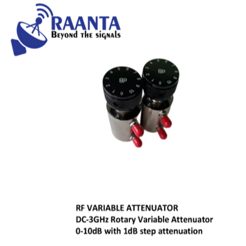 DC-3GHz Rotary Variable Attenuator 0-10dB with 1dB step attenuation