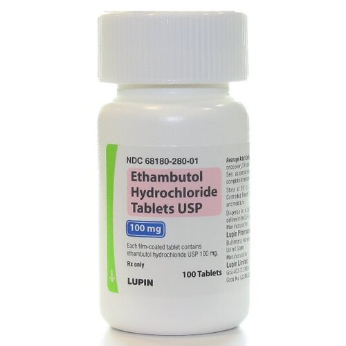 Ethambutol Hydrochloride 100mg Tablet