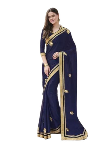 Ladies Royal Blue Saree