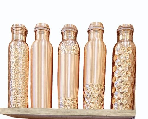 Rose Gold Copper Water Bottle