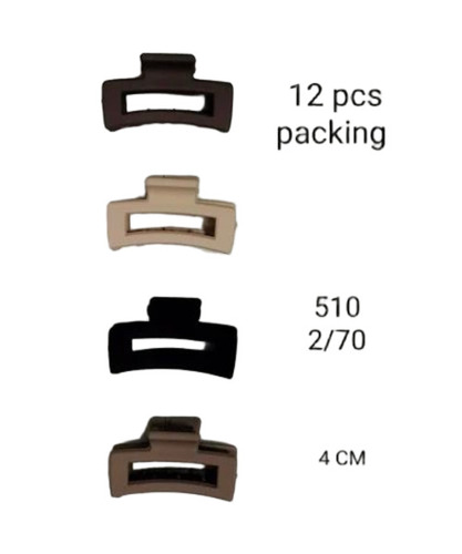 Stylish Plain Hair Clips