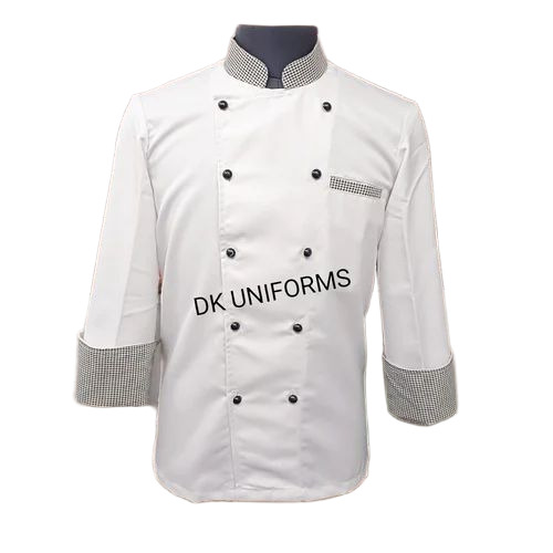 White Cotton Chef Coat