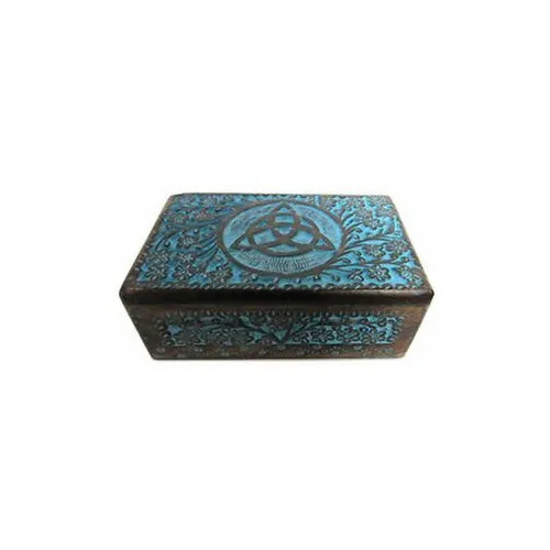 Wooden Carved Jewellery Box