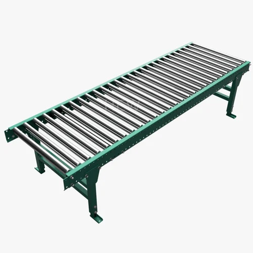 8 Feet Mild Steel Plain Roller Conveyor