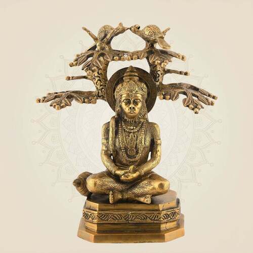 Brass God Hanuman Statue