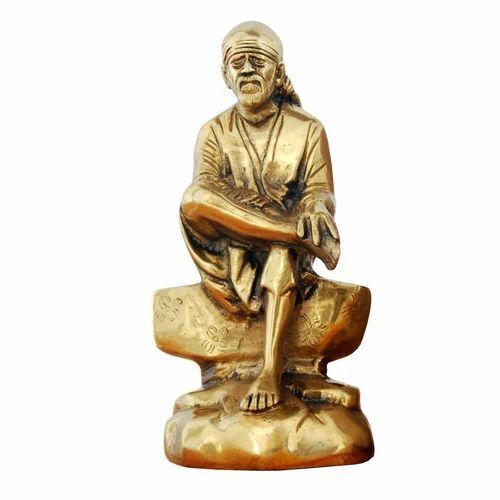 Brass Sai Baba Statue
