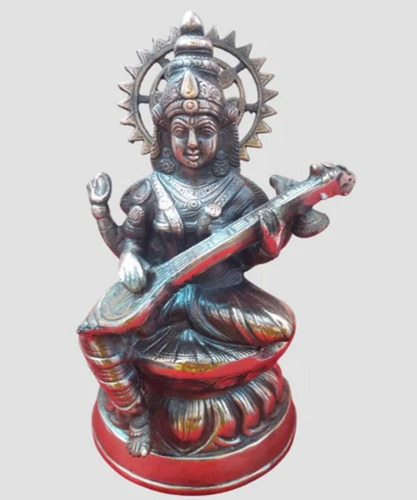 Brass Saraswati Statue