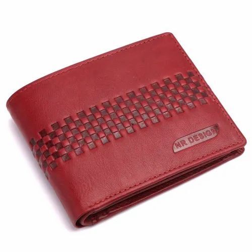 Maroon Color Genuine Leather Wallet For Men