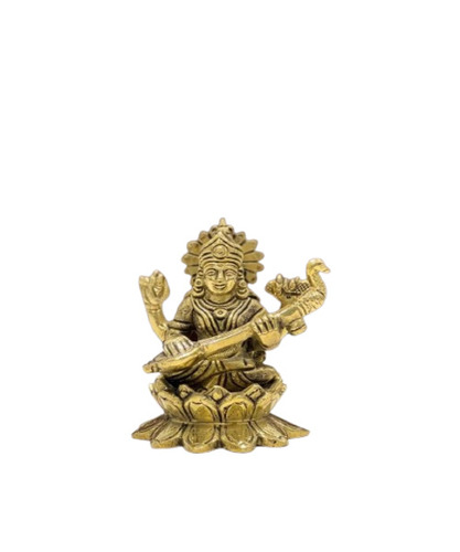 Saraswati Brass Statue