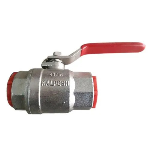 Screwed Ends Cast Iron Ball Valve - Cast Iron, 25 mm, Silver, High Pressure | Water Media, Water Usage