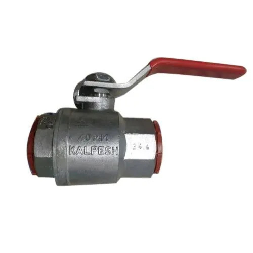 Ss 304 Water Ball Valve - Stainless Steel, 25 mm, Silver, 115psi | Water Use, Threaded Ends