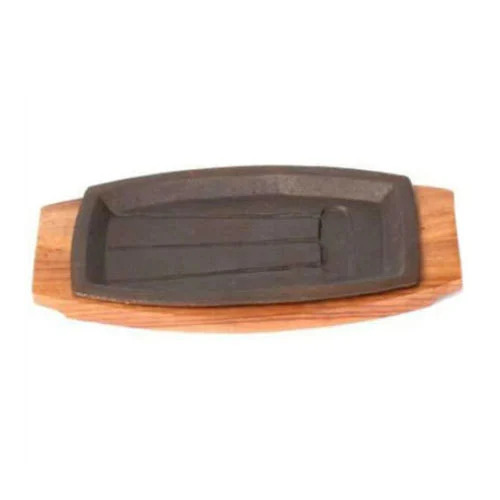 Wooden Continental Sizzler Plate