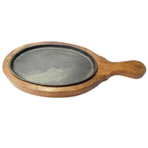 Wooden Racket Sizzler Plate