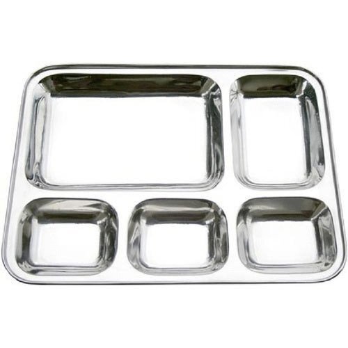 Rectangular Ss Compartment Plate