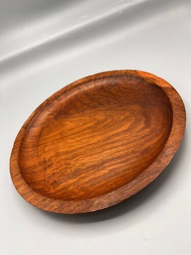 Round Wooden Pizza Platter